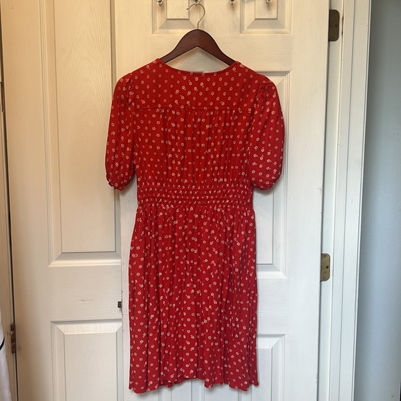 MADEWELL Sophia Mini Dress in Bandana Flower WITH Pockets! Size M - Picture 8 of 10